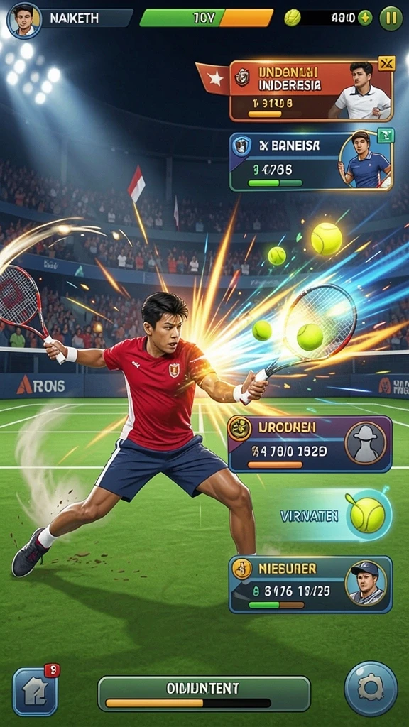 Mode multiplayer yang memungkinkan bermain dengan teman.