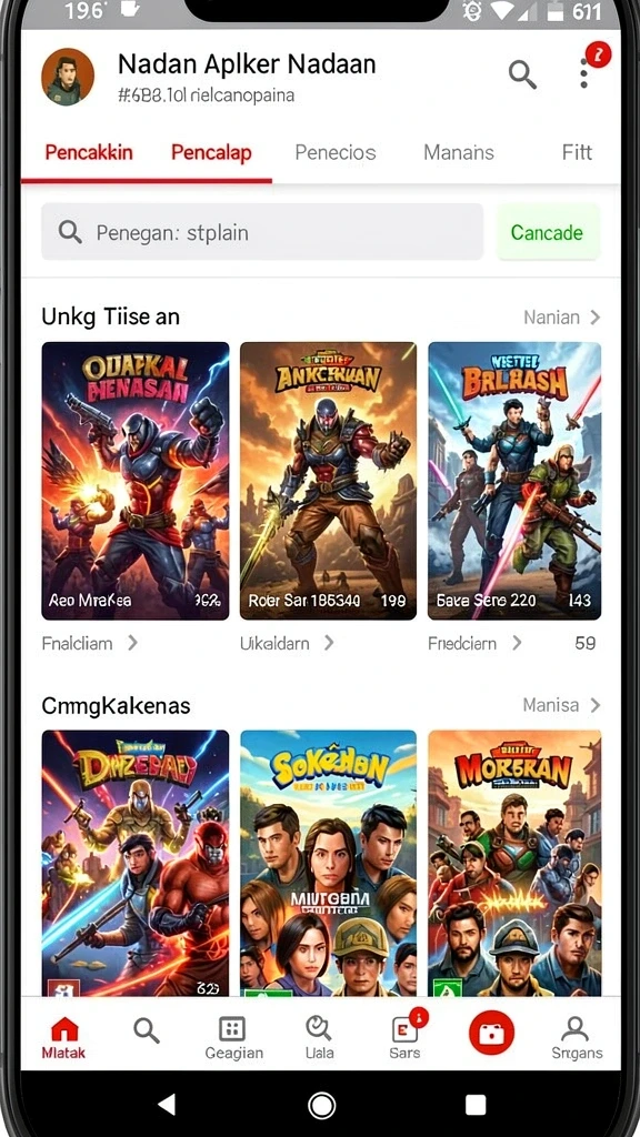 Tampilan antarmuka yang menarik dan intuitif.