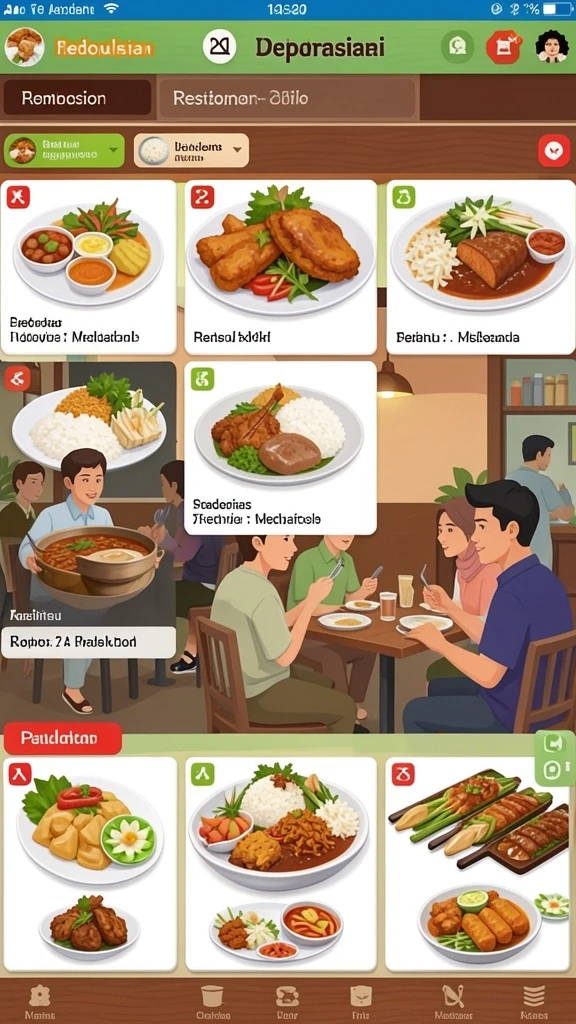 Tampilan antarmuka yang menarik dan intuitif.