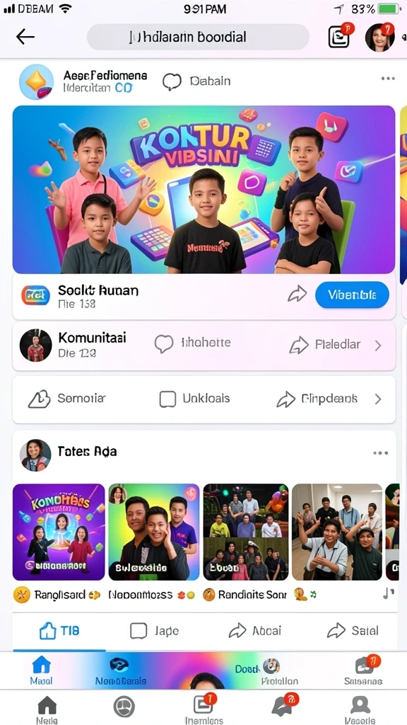 Tampilan grafik yang menakjubkan saat awal permainan.