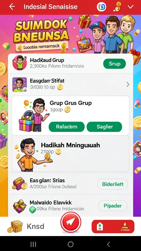 Tampilan awal yang menarik dan mudah dinavigasi.