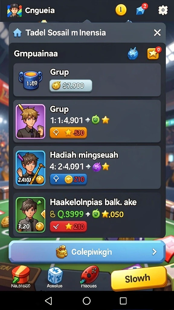 Tangkapan layar ketiga menunjukkan lingkungan fantasi yang indah di dalam game.