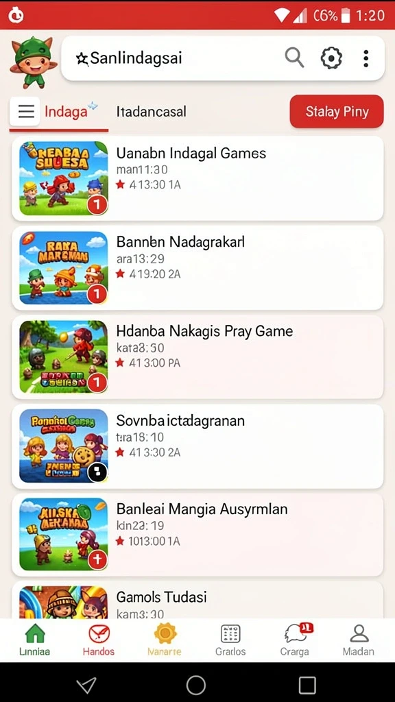 Tampilan karakter dalam game DV188 yang menarik.