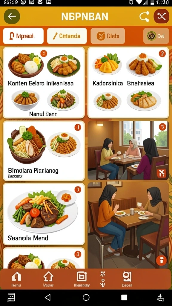 Screenshot memperlihatkan fitur interaksi antar pemain.
