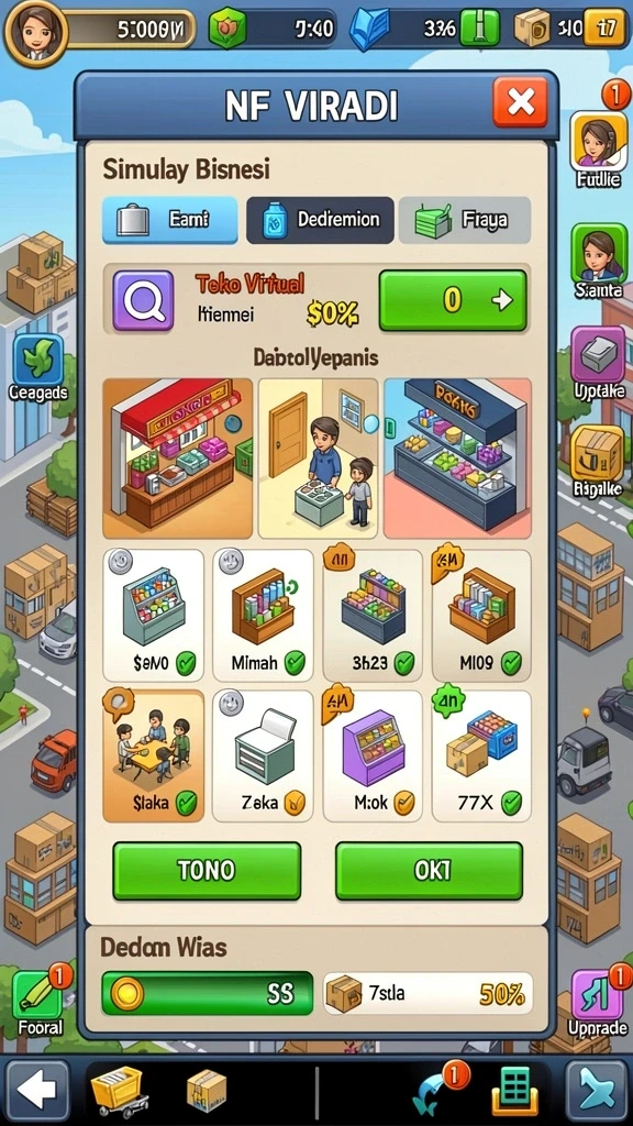 Pemain sedang berinteraksi dalam mode multiplayer.