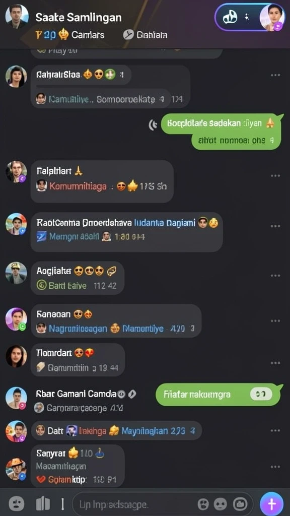 Tangkapan layar dari mode multiplayer dengan teman-teman.