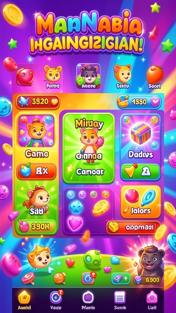 Tampilan antarmuka aplikasi GEBYAR4D yang menarik.