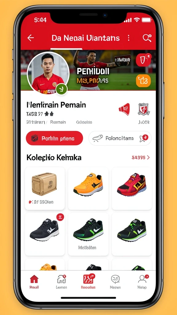 Screenshot memperlihatkan variasi permainan yang tersedia.