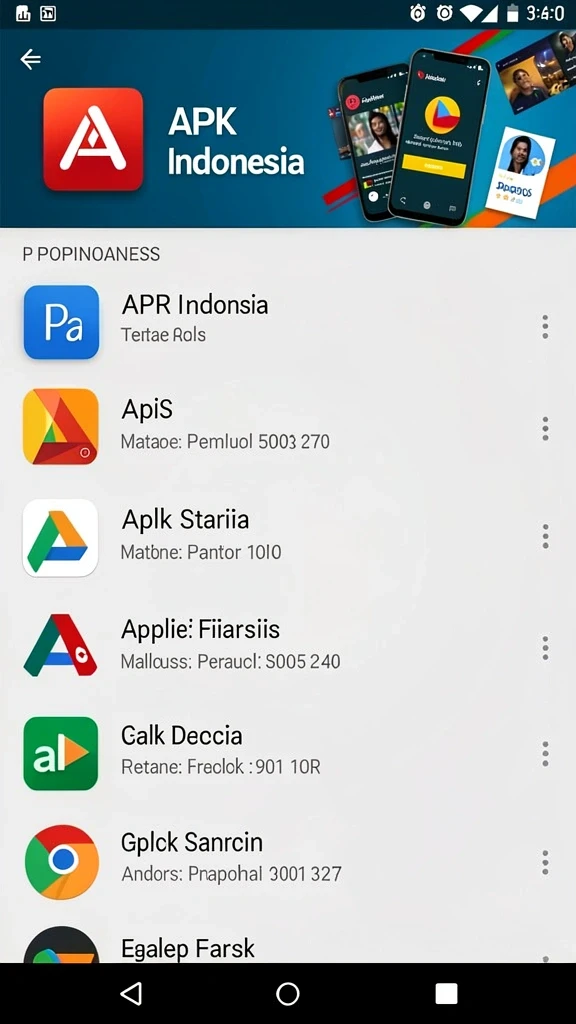 Tampilan level yang penuh warna dan menantang.