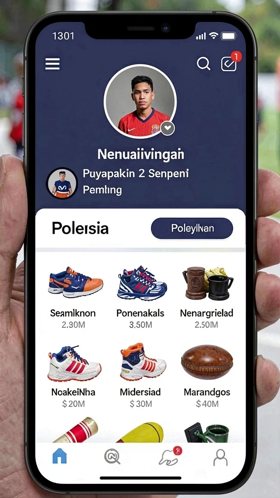 Tampilan antarmuka yang modern dan menarik.