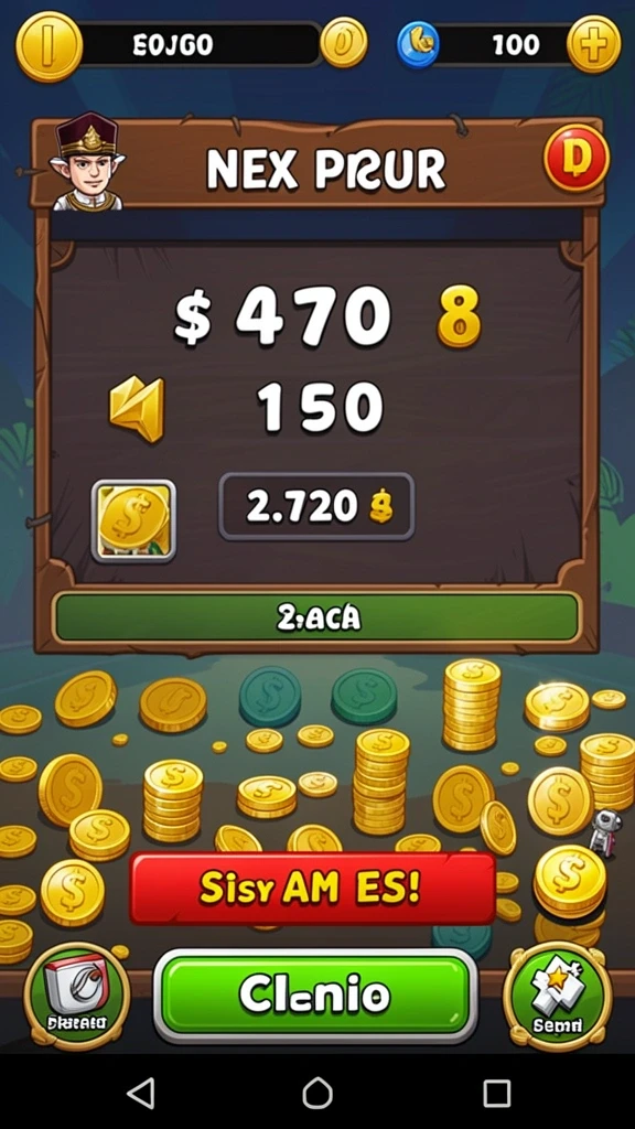 Screenshot ketiga menampilkan fitur bonus yang seru dan menguntungkan.