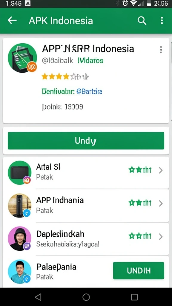 Tampilan awal yang memukau dan menarik.