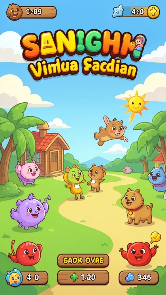 Fitur multiplayer memungkinkan permainan dengan teman.