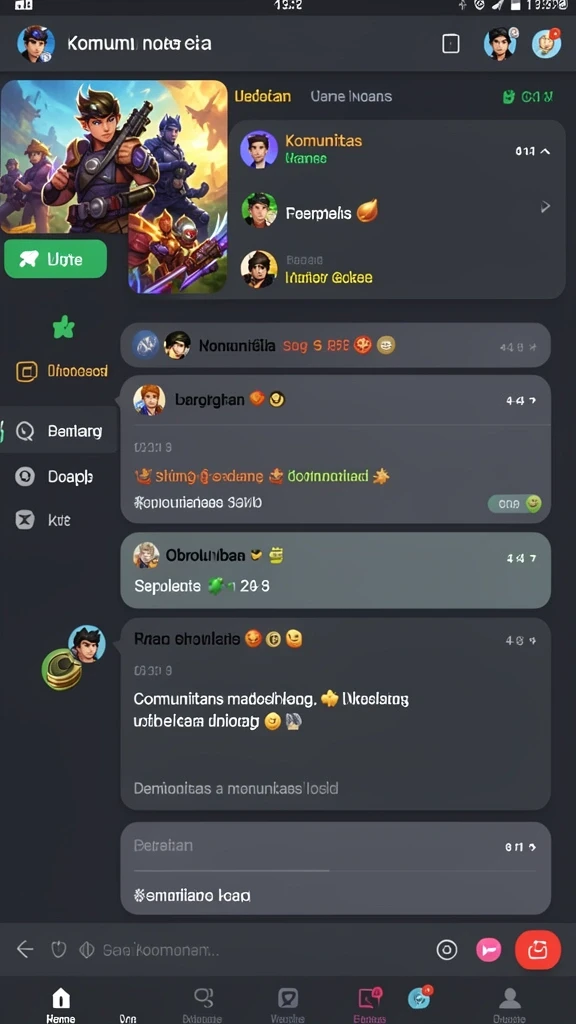 Gambaran gameplay yang interaktif dan menarik bagi para pemain.