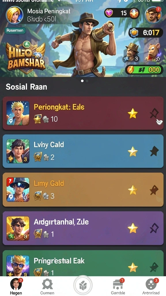 Screenshot menampilkan antarmuka utama NAGAHOKI88 yang menarik.