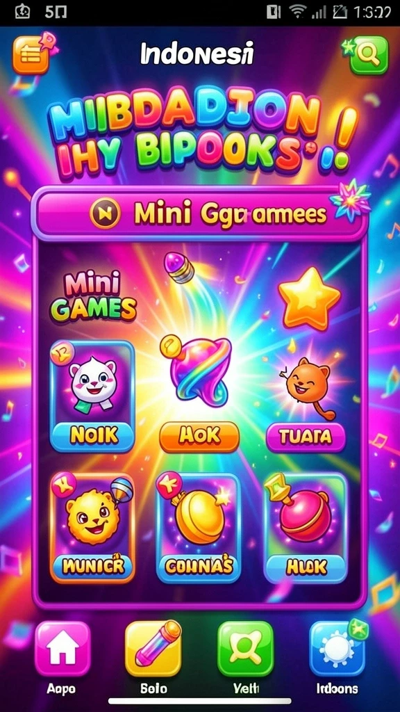 Screenshot menunjukkan tampilan utama aplikasi NONA88 yang menarik.