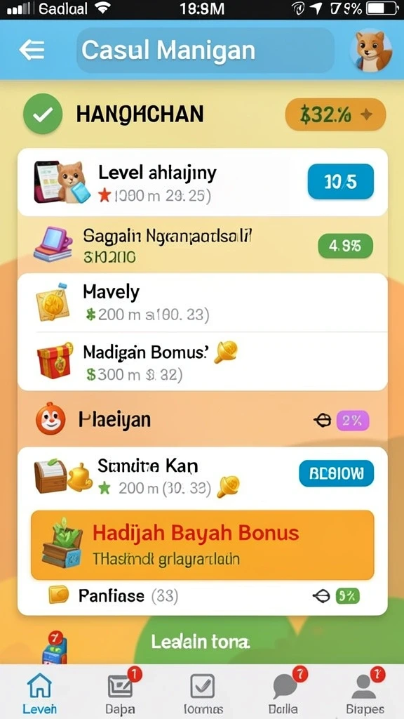 Pengalaman bermain yang seru dan mengasyikkan.