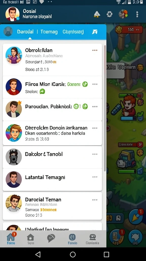 Tangkapan layar menampilkan karakter utama dalam aksi.