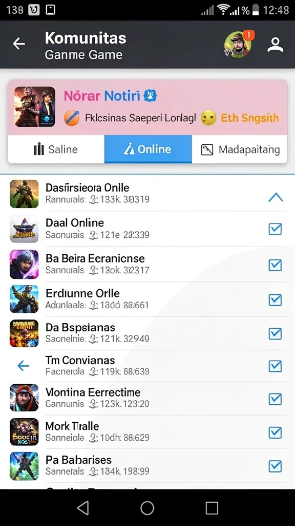 Tampilan antarmuka yang user-friendly dan menarik.