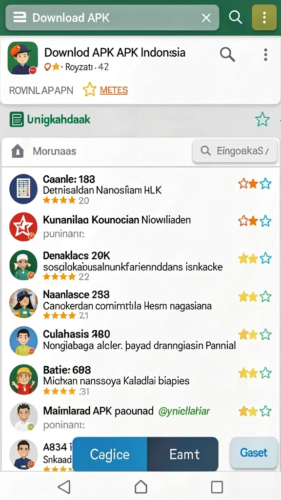 Screenshot tampilan awal permainan yang menawan.