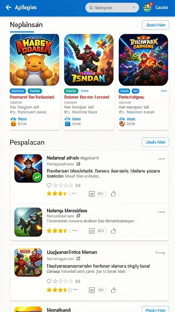 Antarmuka utama SEDAPTOGEL yang menarik.