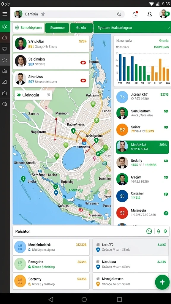 Screenshot dari mode permainan yang menantang.