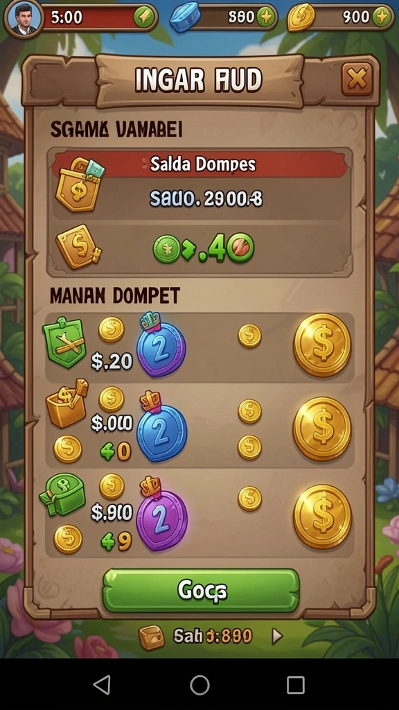 Bonus harian yang menguntungkan pemain.