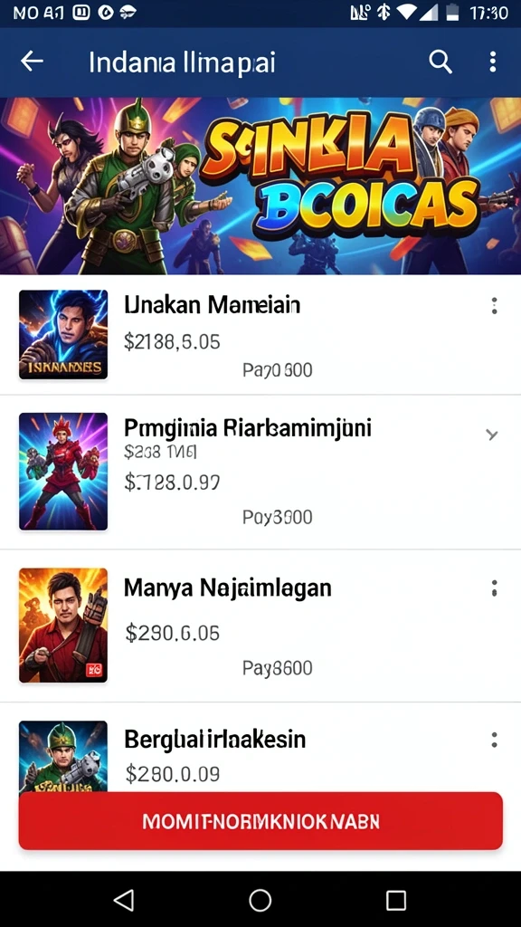 Tampilan antarmuka yang menarik dan intuitif.