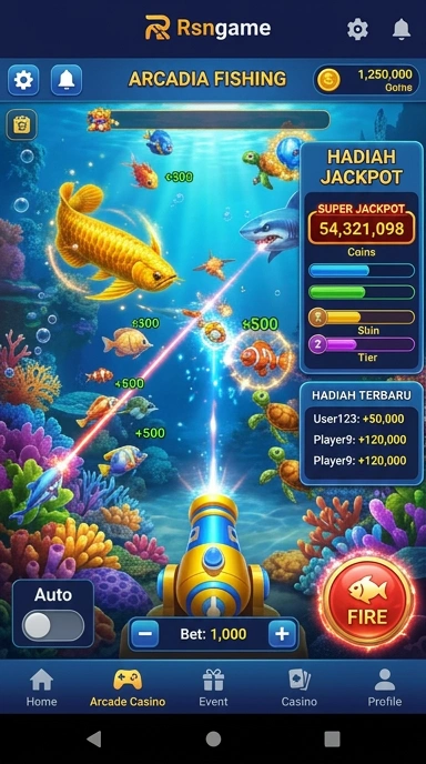 rsngame — layar beranda